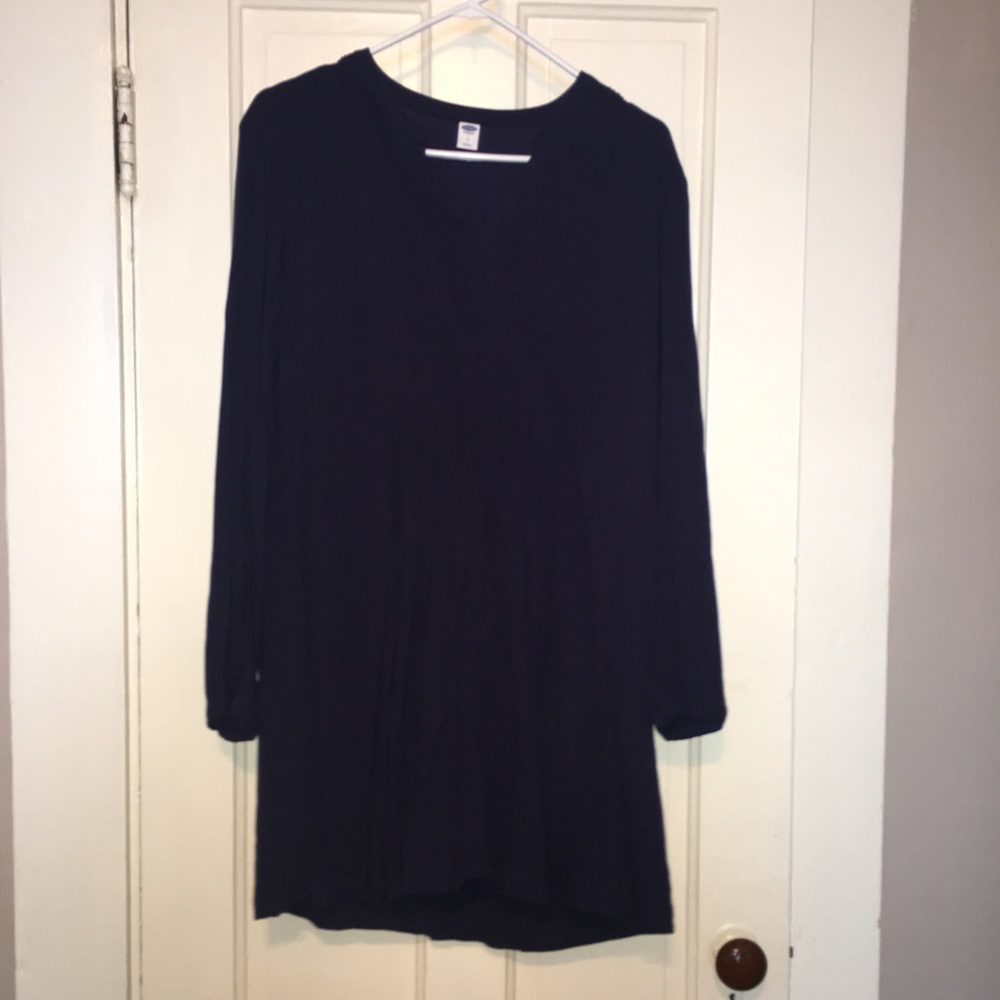 CLOSET CLEAROUT Deep navy midi dress